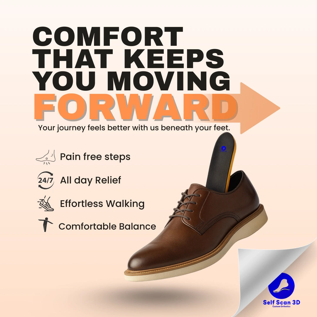 Low-Profile Dress Shoe Custom Orthotics